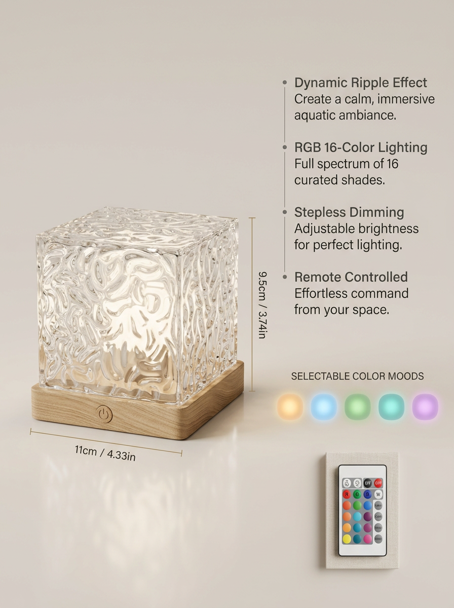 Crystal Ripple Lamp