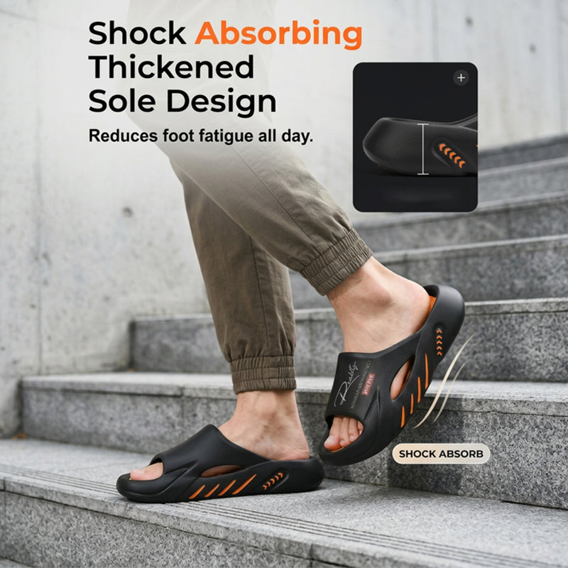 Non-Slip Thick Sole Cloud Slides