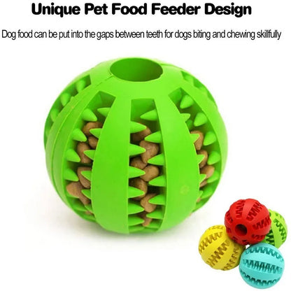 Rubber Indestructible Treat Dispensing Ball Interactive Pet Ball  🎁 Buy One, Get One FREE! 🛒 Order Now While Supplies Last!