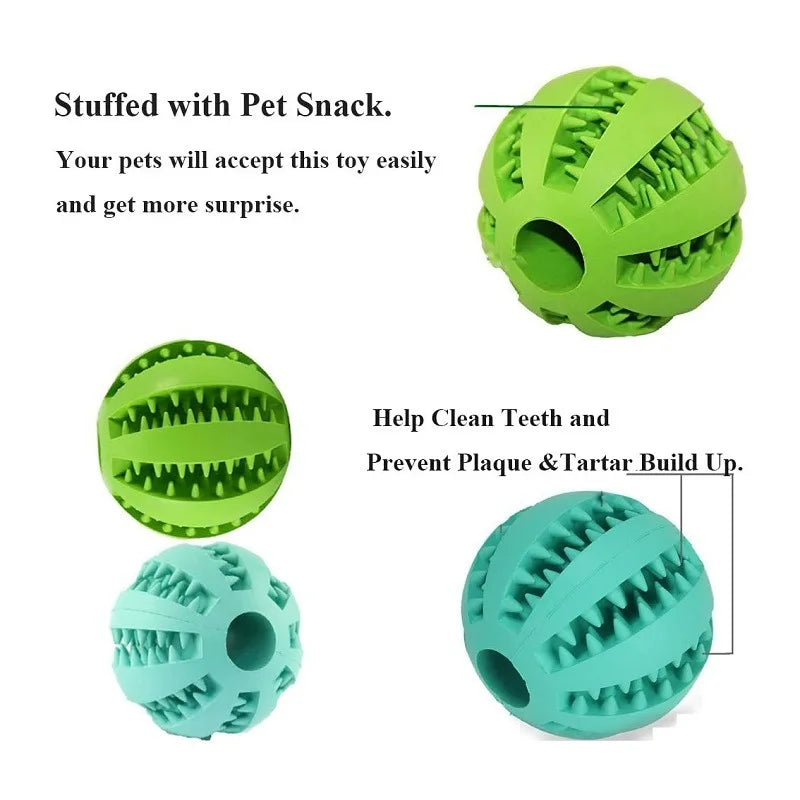 Rubber Indestructible Treat Dispensing Ball Interactive Pet Ball  🎁 Buy One, Get One FREE! 🛒 Order Now While Supplies Last!
