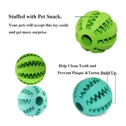 Rubber Indestructible Treat Dispensing Ball Interactive Pet Ball  🎁 Buy One, Get One FREE! 🛒 Order Now While Supplies Last!