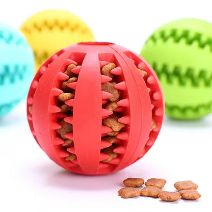 Rubber Indestructible Treat Dispensing Ball Interactive Pet Ball  🎁 Buy One, Get One FREE! 🛒 Order Now While Supplies Last!