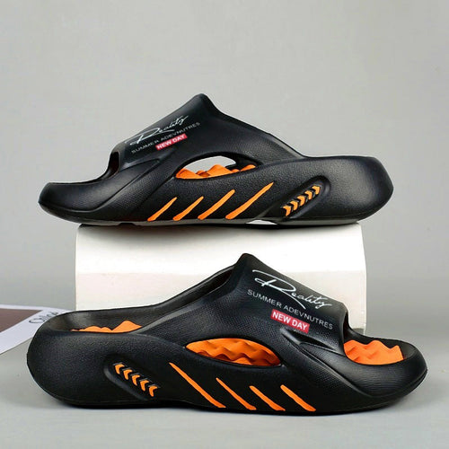Non-Slip Thick Sole Cloud Slides