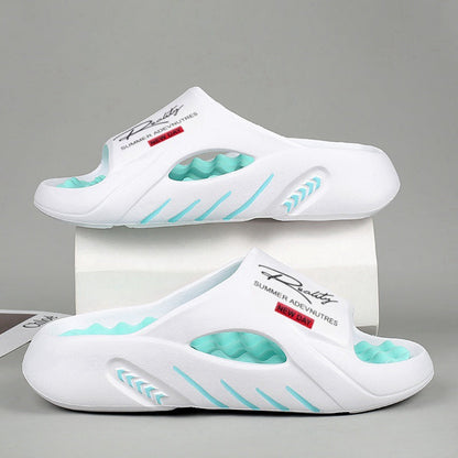 Non-Slip Thick Sole Cloud Slides