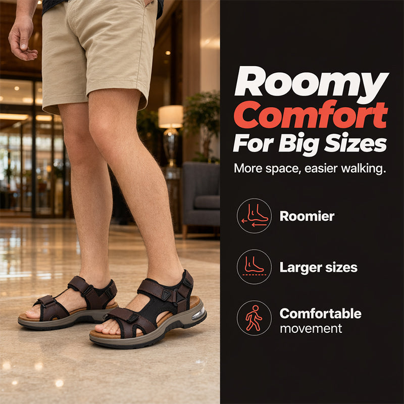 NxtLvl AeroStep Leather Sandals