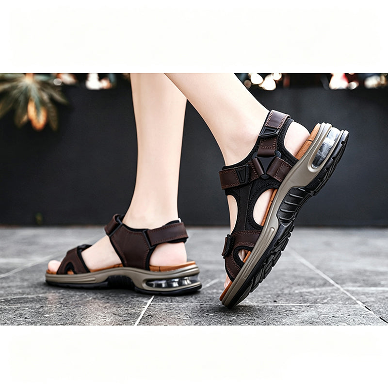 NxtLvl AeroStep Leather Sandals