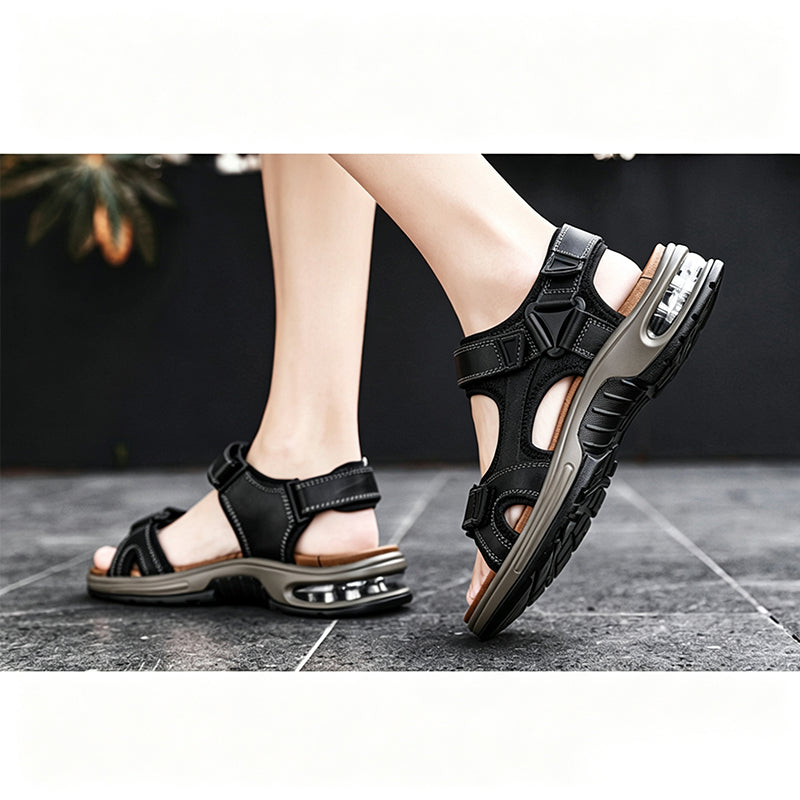 NxtLvl AeroStep Leather Sandals